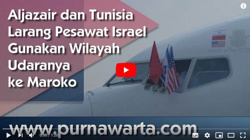 Aljazair dan Tunisia Larang Pesawat Israel Gunakan Wilayah Udaranya ke Maroko