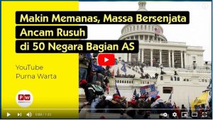 Makin Memanas, Massa Bersenjata Ancam Rusuh di 50 Negara Bagian AS