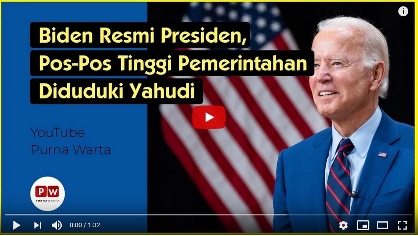 Biden Resmi Presiden, Pos-Pos Tinggi Pemerintahan Diduduki Yahudi