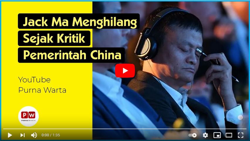 Jack Ma Menghilang Sejak Kritik Pemerintah China