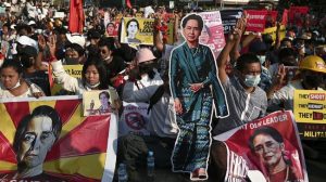 Makin Meluas Demo Anti-kudeta di Myanmar