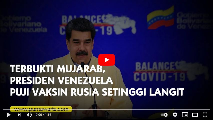 Terbukti Mujarab, Presiden Venezuela Puji Vaksin Rusia Setinggi Langit