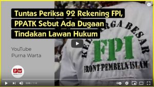 Tuntas Periksa 92 Rekening FPI, PPATK Sebut Ada Dugaan Tindakan Lawan Hukum