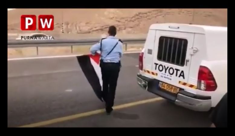 [VIDEO] - Bendera Palestina dari Dua Rekaman Kamera