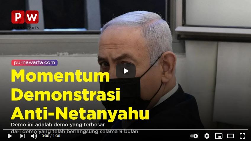 Rumah Netanyahu Didemo Besar-Besaran 3 Hari Sebelum Pemilu