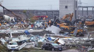 Tornado Beruntun Tewaskan 10 Orang di China