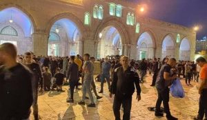 Militan Zionis Serang Jamaah Palestina di Masjid Al-Aqsa