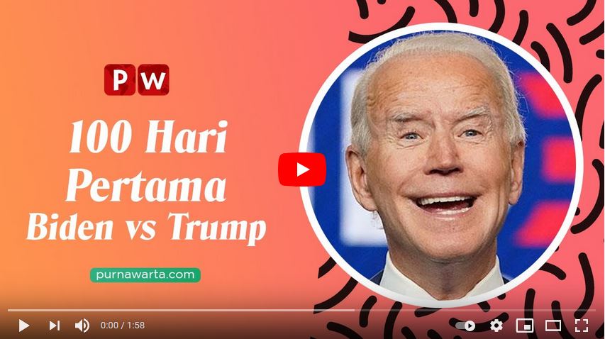 Begini Perbandingan 100 Hari Pertama Trump dan Biden di Gedung Putih