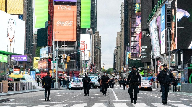 Polisi Siaga usai Penembakan di Times Square New York