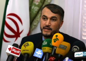 Menteri Luar Negri Republik Islam Iran, Hossein Amir-Abdollahian.