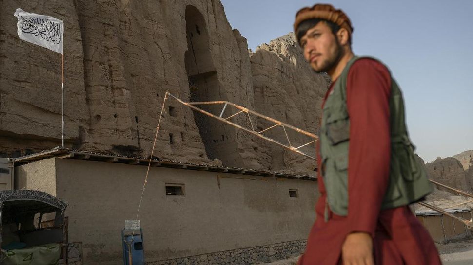 Taliban Berjanji Jaga Peninggalan Kuno Lembah Bamiyan