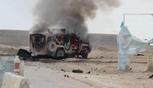 Sebuah Mobil SDF Menjadi Sasaran di Kota Hajin, Deir Ezzor