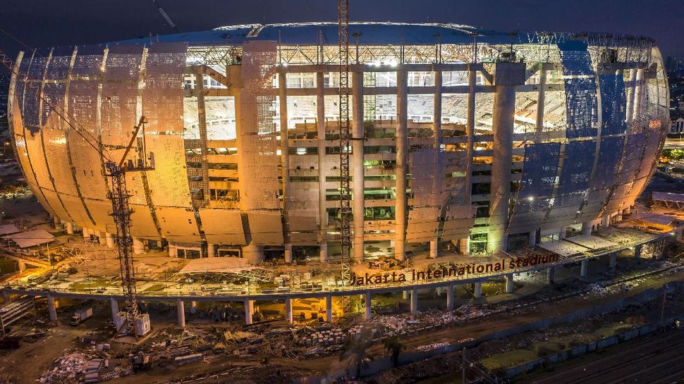 Cahaya Warna-Warni Bakal Hiasi Jakarta International Stadium