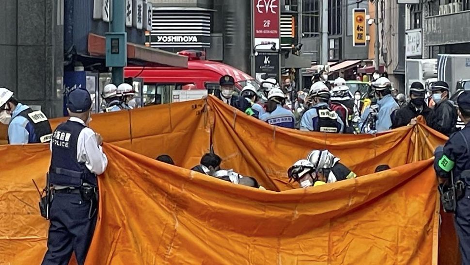 Kebakaran Gedung Osaka Tewaskan 28 Orang