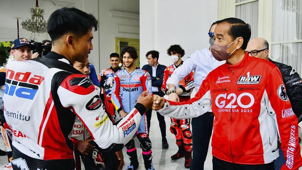 Jokowi Undang 20 Pembalap MotoGP ke Istana