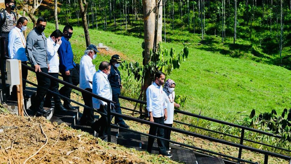 Potret Prosesi Kendi Nusantara di Titik Nol Ibu Kota Baru