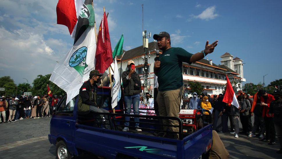 Potret Gelombang Demo 11 April di Penjuru Daerah