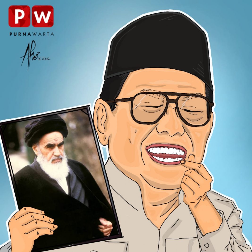 Karikatur Sosok Imam Khomenei Di Mata Gusdur Purnawarta