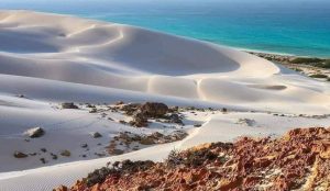 Pasir Putih Langka di Pulau Socotra Yaman