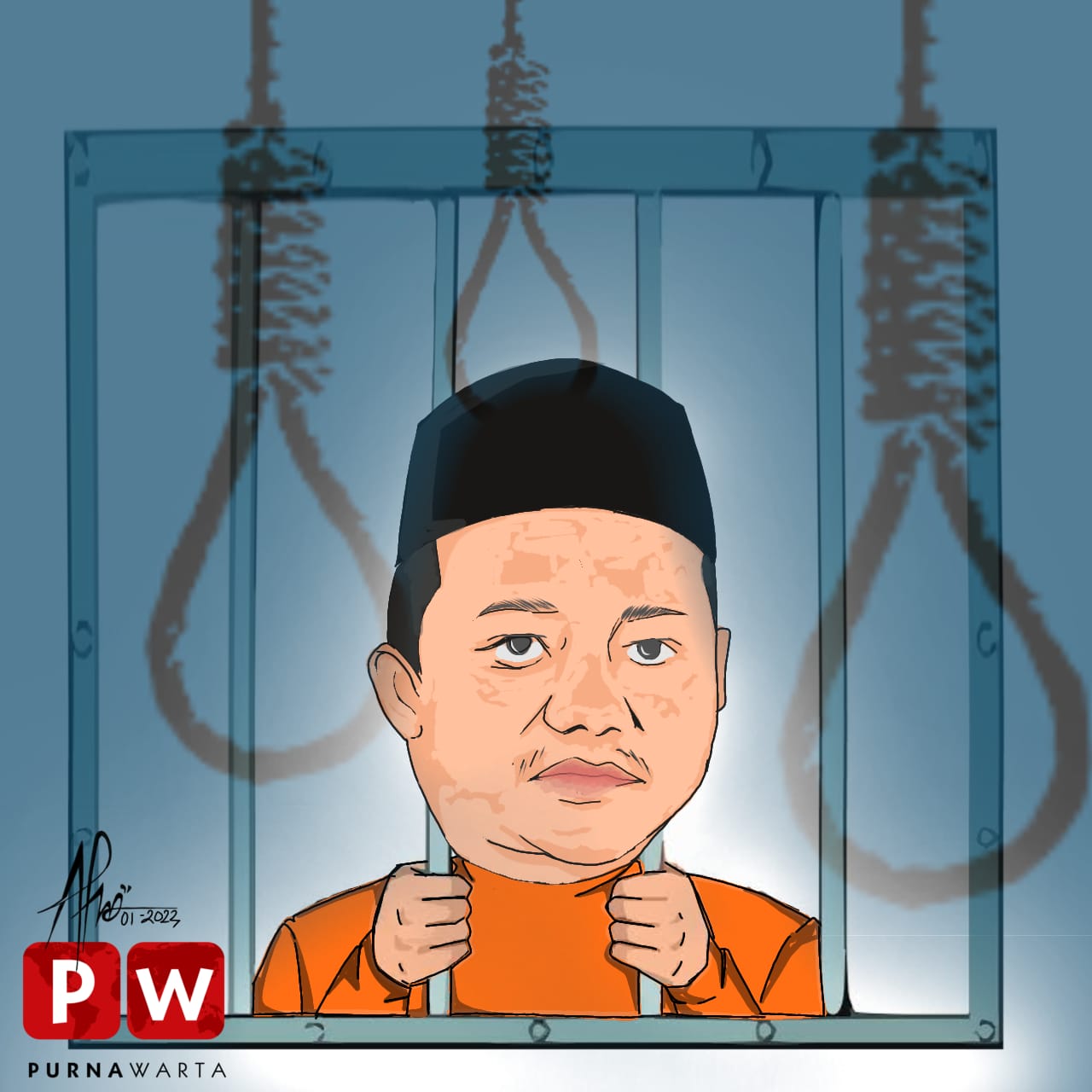 [karikatur] – Hukum Mati Predator Sex Herry Wirawan Purnawarta