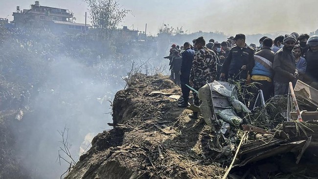 Nahas Pesawat Berpenumpang 72 Orang yang Jatuh di Nepal