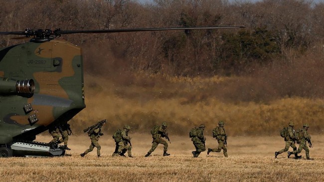 AS Beserta Sekutu Latihan Perang di Jepang Kala Tegang dengan China