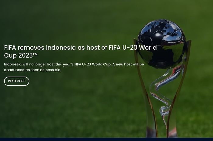 Gagal Gelar Piala Dunia U-20, Ini Negara Selain Indonesia yang Pernah Dicoret Jadi Tuan Rumah