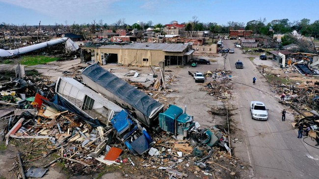 Mississippi AS Diterjang Tornando Dahsyat