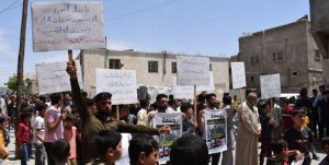 Demonstrasi di Idlib, Warga Menentang Tindakan Tahrir Al-Sham