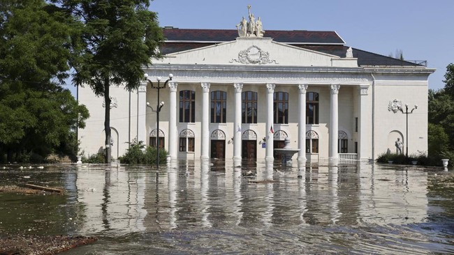 Bendungan Kakhovka Meledak, Bikin Banjir Ukraina