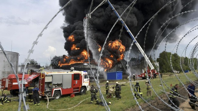 Depot Minyak Rusia Dibakar saat Wagner Lancarkan Pemberontakan