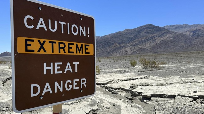 Gelombang Panas di Death Valley California Terus Berlanjut 