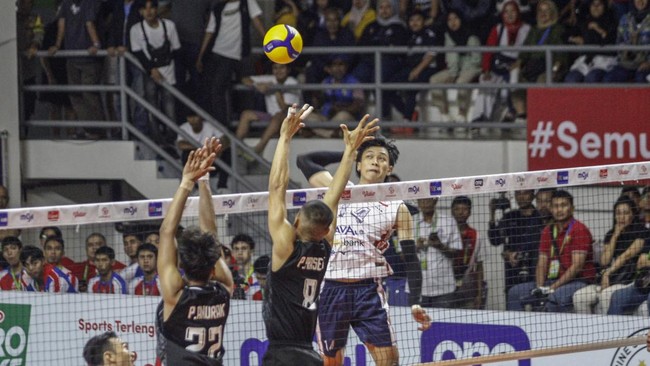 Kemeriahan Indonesia Juara SEA V League 2023