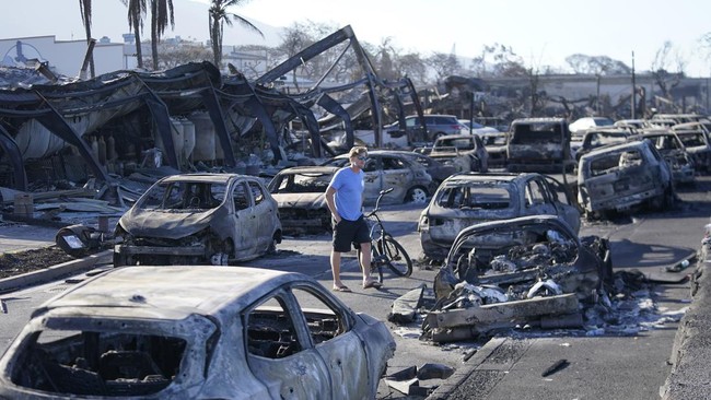 Hawaii Luluh Lantak akibat Kebakaran, Bak Zona Perang