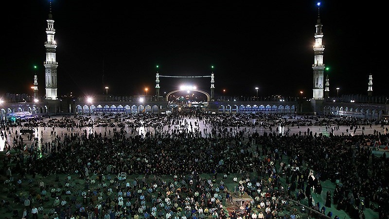 Peringatan Kepemimpinan Imam Mahdi af di Masjid Jamkaran