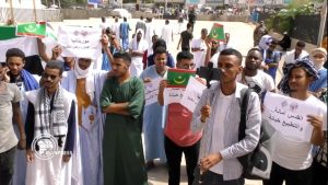 Mahasiswa Mauritania Gelar Demonstrasi Dukung Masjid Al-Aqsa