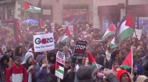 Unjuk Rasa Pro-Palestina di London Serukan Akhiri Pemboman di Gaza