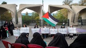 Perempuan Iran Deklarasikan Solidaritas terhadap Perempuan dan Anak-anak Gaza