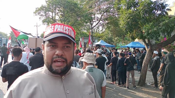 Kumail Gelar Aksi solidaritas Palestina di Alun-alun Bangil