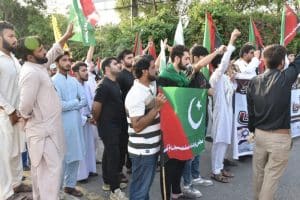 Aktivis Pakistan Gelar Unjukrasa Dukung Palestina di Islamabad