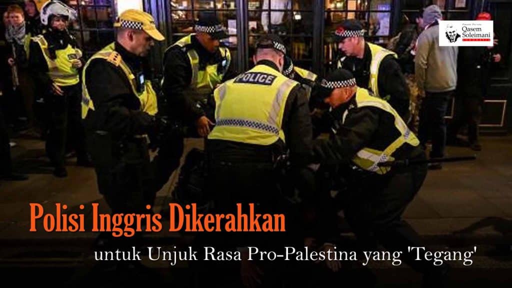 [VIDEO] - Polisi Inggris Dikerahkan untuk Unjuk Rasa Pro-Palestina yang 'Tegang'