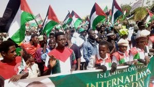 Warga Nigeria Gelar Demonstrasi Anti-Israel Kutuk Genosida di Palestina