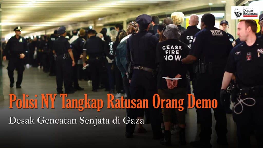 [VIDEO] - Polisi NY Tangkap Ratusan Orang Demo Desak Gencatan Senjata di Gaza