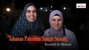 Tahanan Palestina Sangat Senang Kembali ke Rumah