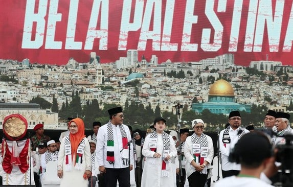 Lautan Aksi Kemanusiaan Bela Palestina di Monas