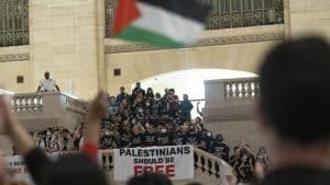 Ribuan Massa Gelar Aksi Dukung Palestina di New York