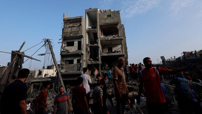 Serangan Brutal Israel ke Kamp Pengungsi Maghazi Palestina