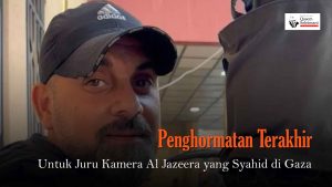 [VIDEO] - Penghormatan Terakhir Untuk Juru Kamera Al Jazeera yang Syahid di Gaza