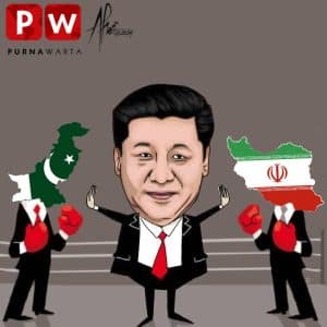 [KARIKATUR] – China Berusaha Jadi Mediator untuk Penyelesaian Konflik Iran dan Pakistan