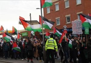 Pawai Pro-Palestina di Manchester Kecam Tindakan Israel di Gaza